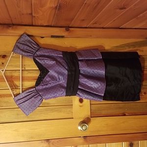 NWT! Vintage purple formal dress! Size 7.